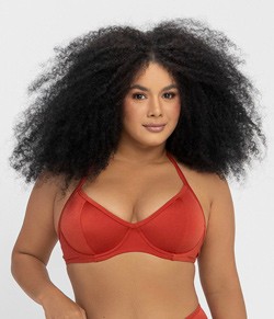 Top Meia Ta�a Plus Size Dilady Banho de Mar Beach Plus (621115)