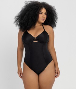 Mai� Meia Ta�a Dilady Banho de Mar Zero Barriga  (623513) Preto