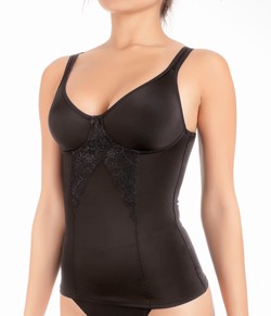 Camisete Modeladora Alta Compress�o com Renda Duloren (112712)