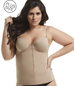 Blusa Modeladora Plus Size Mondress 765RE Com Bojo e Z�per