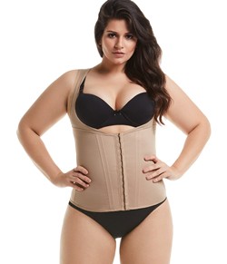 Colete Modelador Plus Size Mondress 930RE Com Barbatanas