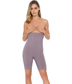 Bermuda Modeladora Alta Pli� (50069) Lilac