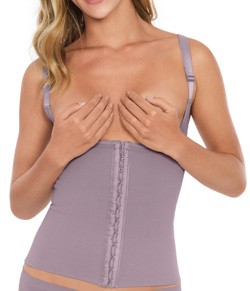 Colete Modelador Plié Control (50322) Sem Barbatanas Frontais - Lilac