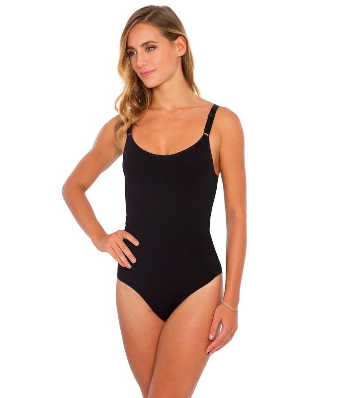 Body Estético Abertura Lateral Plié Compression 50335 Poliamida