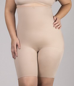 Bermuda Alta Redutora Plumas (340) Plus Size