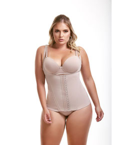 Cinta Colete Modelador Vi Lingerie 330584 Com Barbatanas